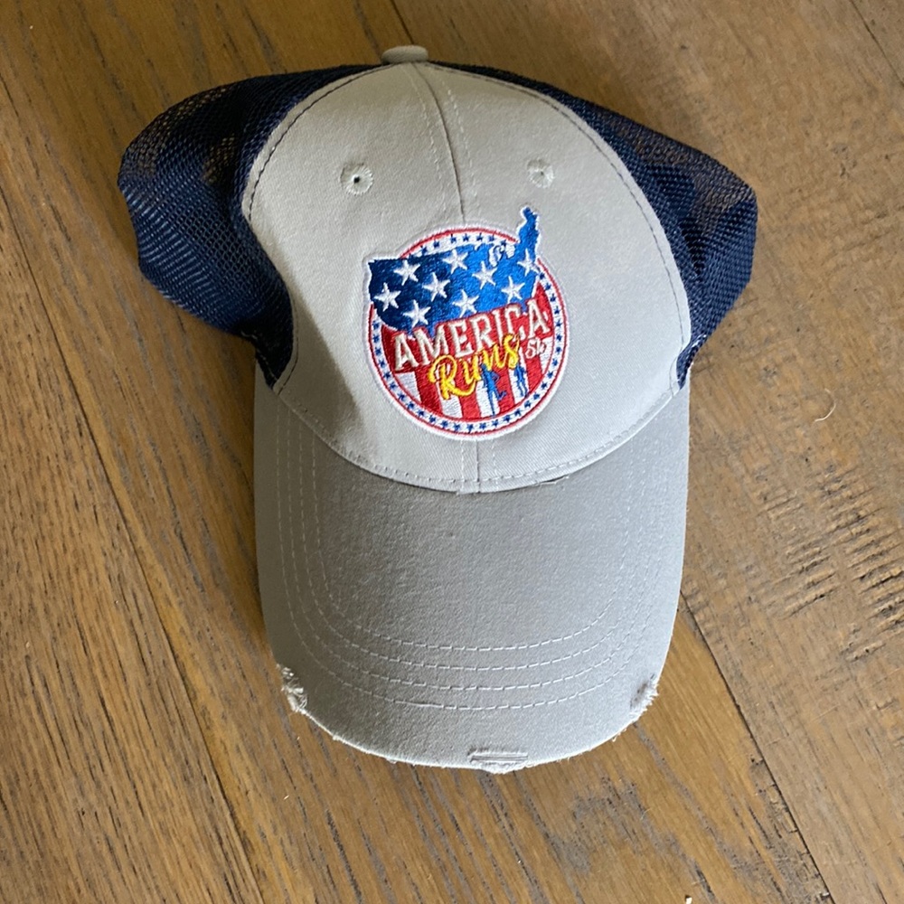 America Runs Trucker Hat